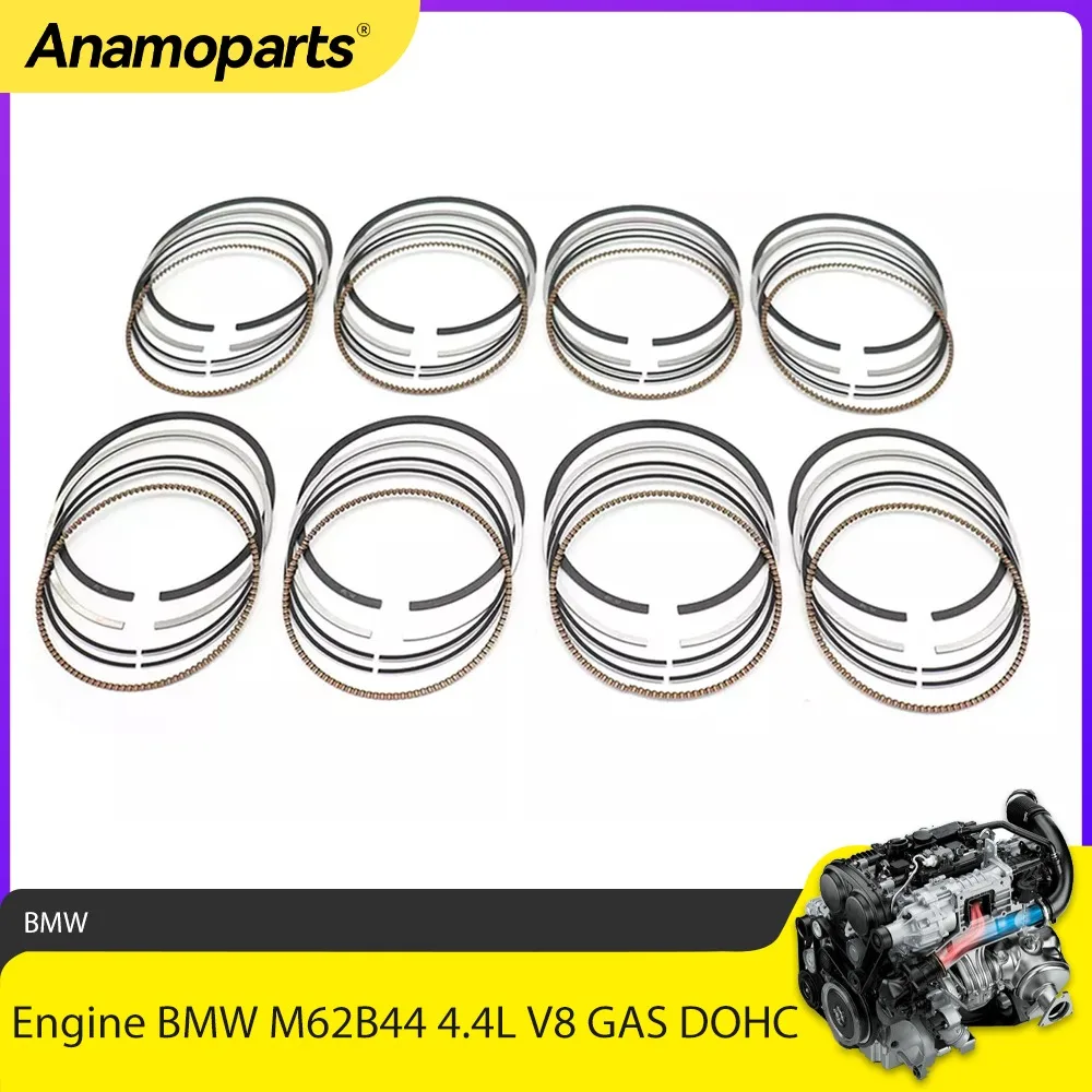 Комплект поршневых колец двигателя Φ 92 мм STD Fit 4 L для BMW 540i 740iL E31 E38 E39 E53 840Ci Range Rover