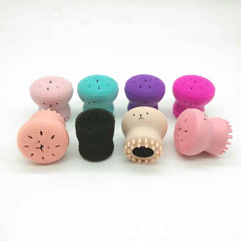 

1 Pack Silicone Octopus Shape Massage Cleansing Cleansing Brush Pore Exfoliating Skin Care Cleanser Skin Care Beauty Gel Brush