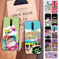bandai cute cartoon powerpuff girls phone case for redmi 5 6 7 8 9 a 5plus k20 4x s2 go 6 k30 pro
