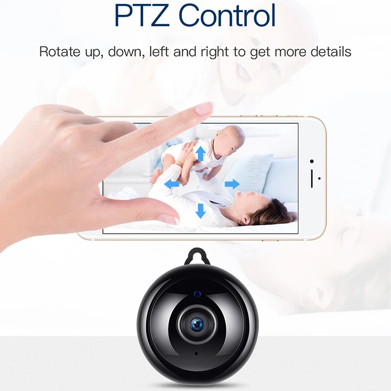 

V380 1080P Home Wireless Wifi 360 Degree Panoramic Camera IP HD Two-way Audio TF Card Monitor Outdoor Waterproof
