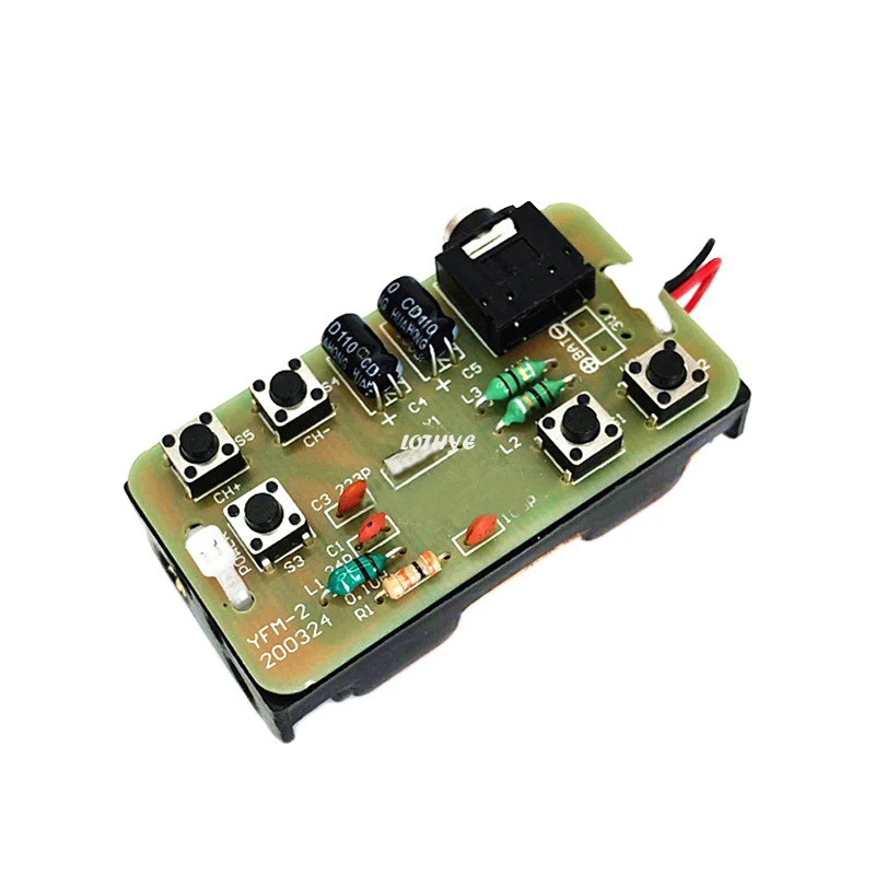 FM-стерео, простой радиоприемник, набор «сделай сам» для сборки радиоприемника 2,7-3,3 В, электронный комплект «сделай сам» 76-108 МГц, набор для преподавания и стажек