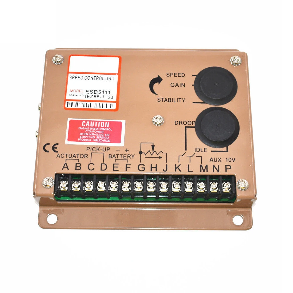 

Engine Speed Governor Controller ESD5111 Generator Genset Parts Motor Speed Regulator Genset Adjustment Controller Power Tools