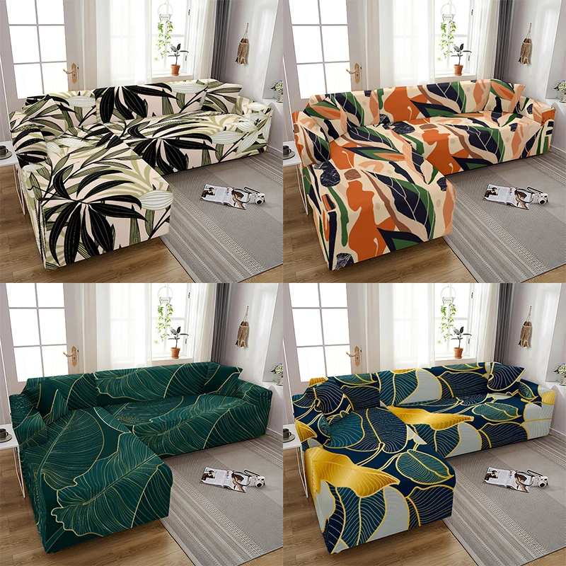 

Plant Series Elastic Sofa Cushion Protector Living Room Armchair Slipcover Washable Home Decoration Accessories Cover De Sofa