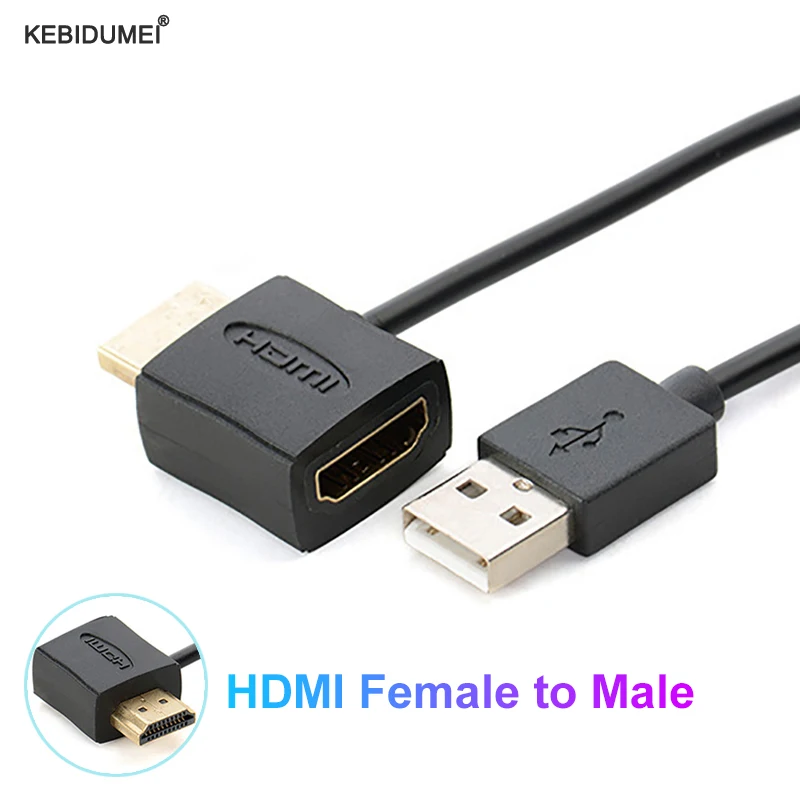 HD 1080P HDMI Female to Male Converter HD-MI Connector HDMI 