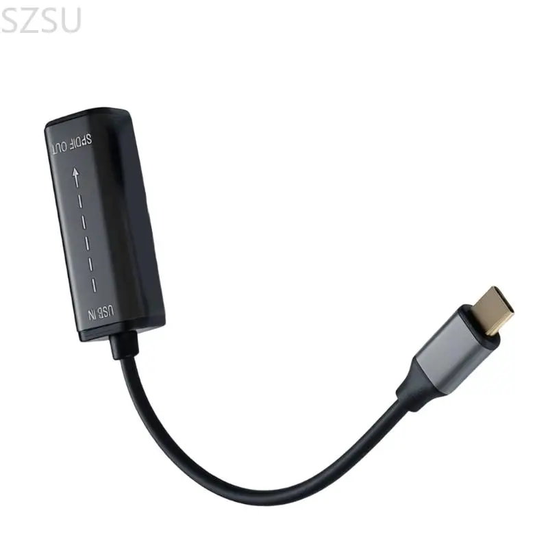 Фото SZSU Type C/USB к оптическому переходному кабелю SPDIF для домашнего кинотеатра и звуковых систем №2