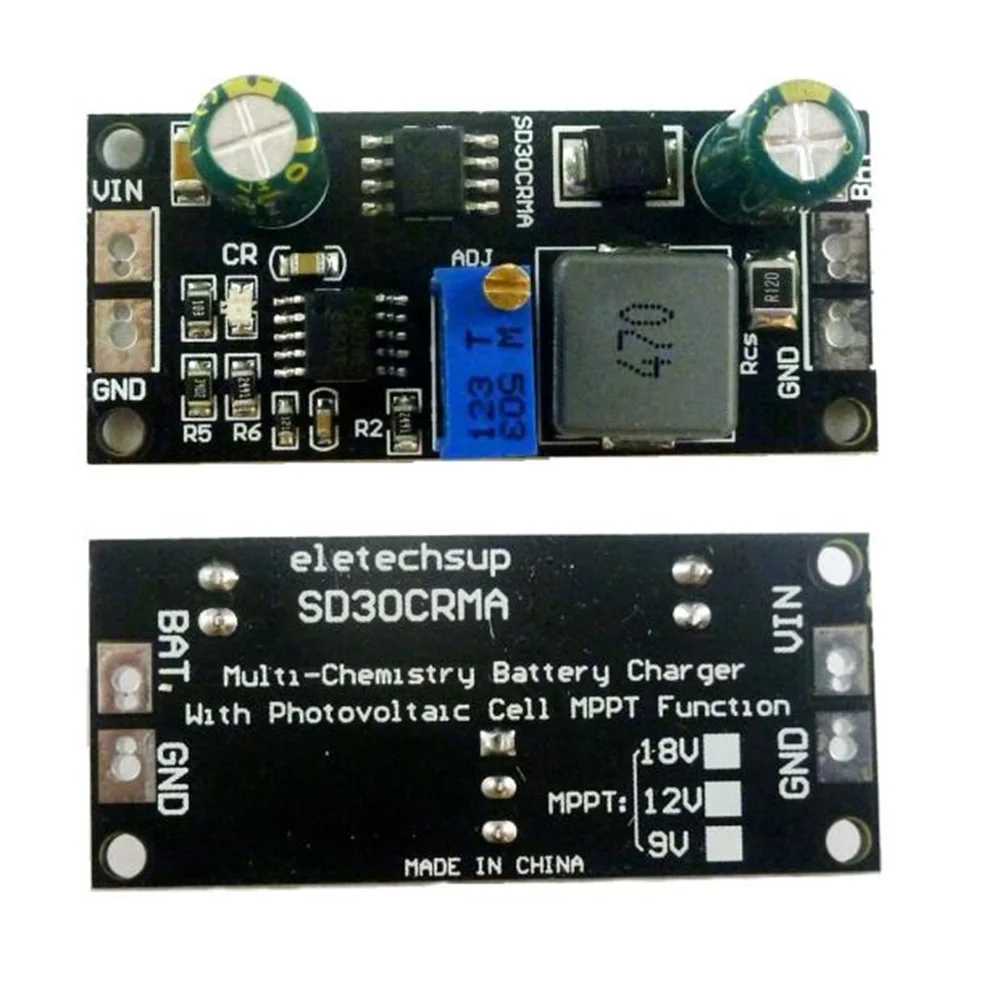 9v 12v 18V Solar Panel Charger Regulator Control MPPT Solar Charge Controller Board MPPT 1A LiPo Battery Charge Module