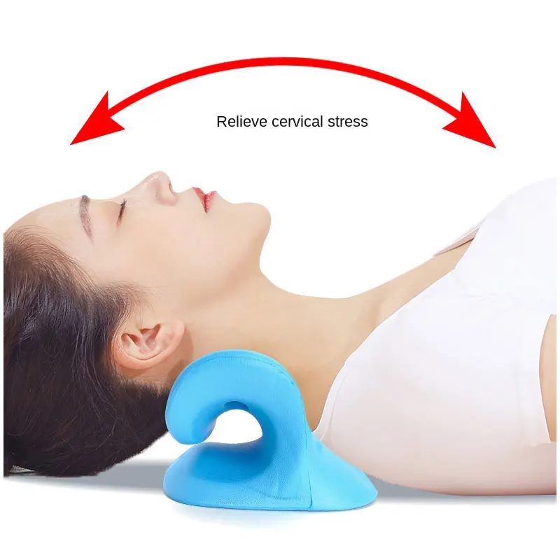 

Cervical Neck Shoulder Stretcher Massage Pillow Traction Device Muscle Relaxation Relieve Pain Cervical Spine Correction