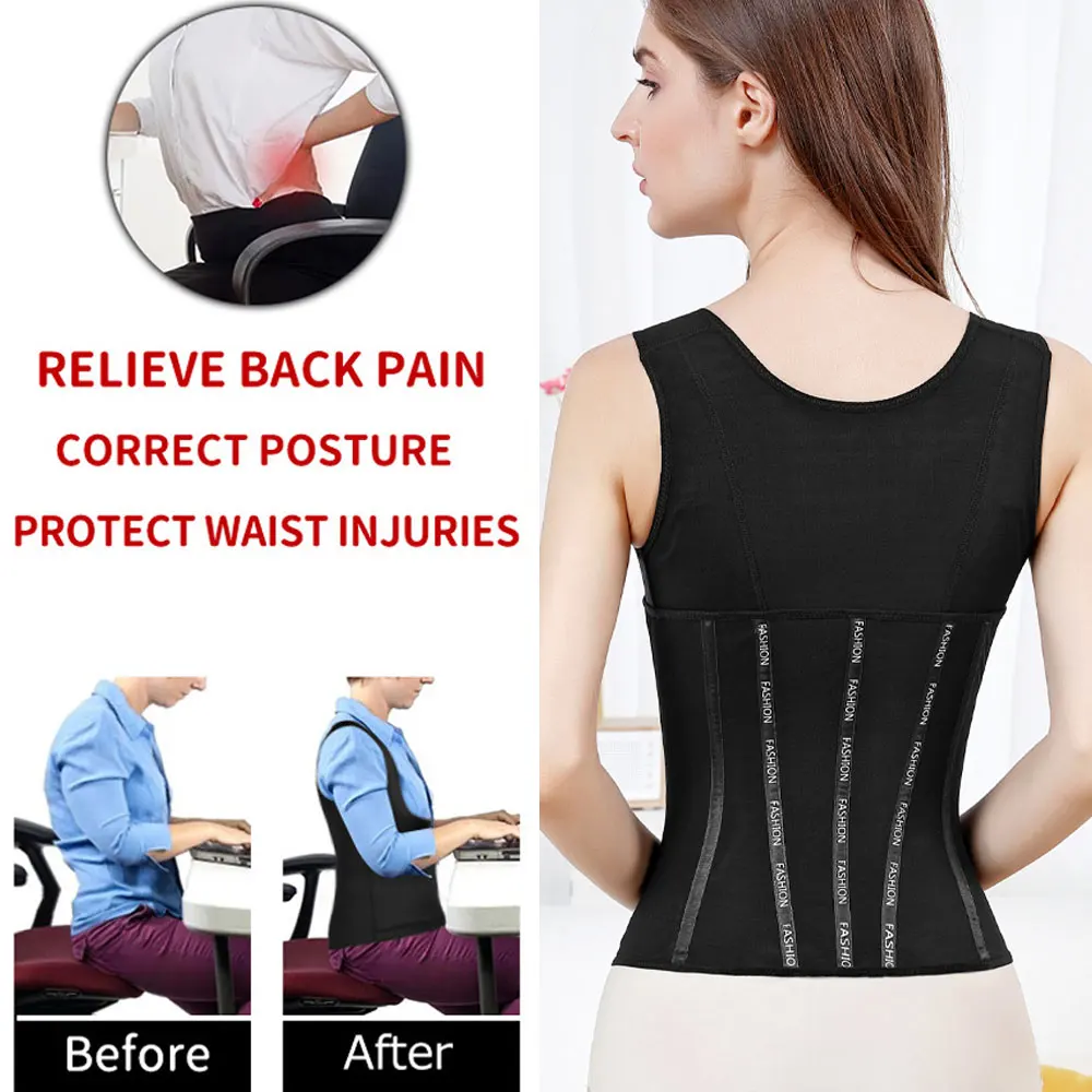 Corset Top Slimming Girdle Woman Belly Sheath Postpartum Recovery Shapewear Waist Body Shaper Underwear Posture Correction Vest