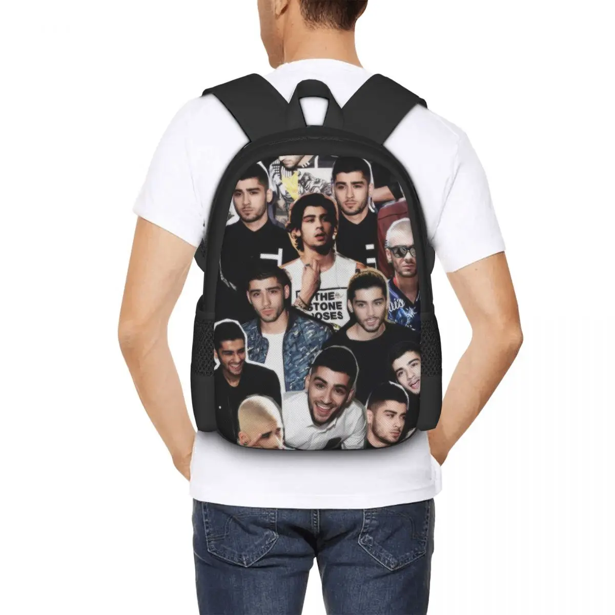 ZaynMalik Collage Backpack for Girls Boys Travel RucksackBackpacks for Teenage school bag