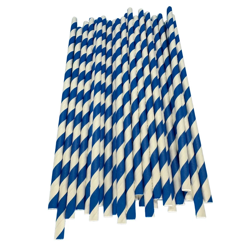 100 шт. одноразовые бумажные соломинки для вечеринки на день рождения