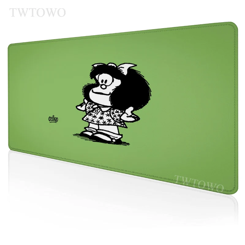 

Mafalda Mouse Pad Gamer XL Home New Large HD Mousepad XXL MousePads Anti Slip Soft Natural Rubber Laptop Mice Pad Table Mat