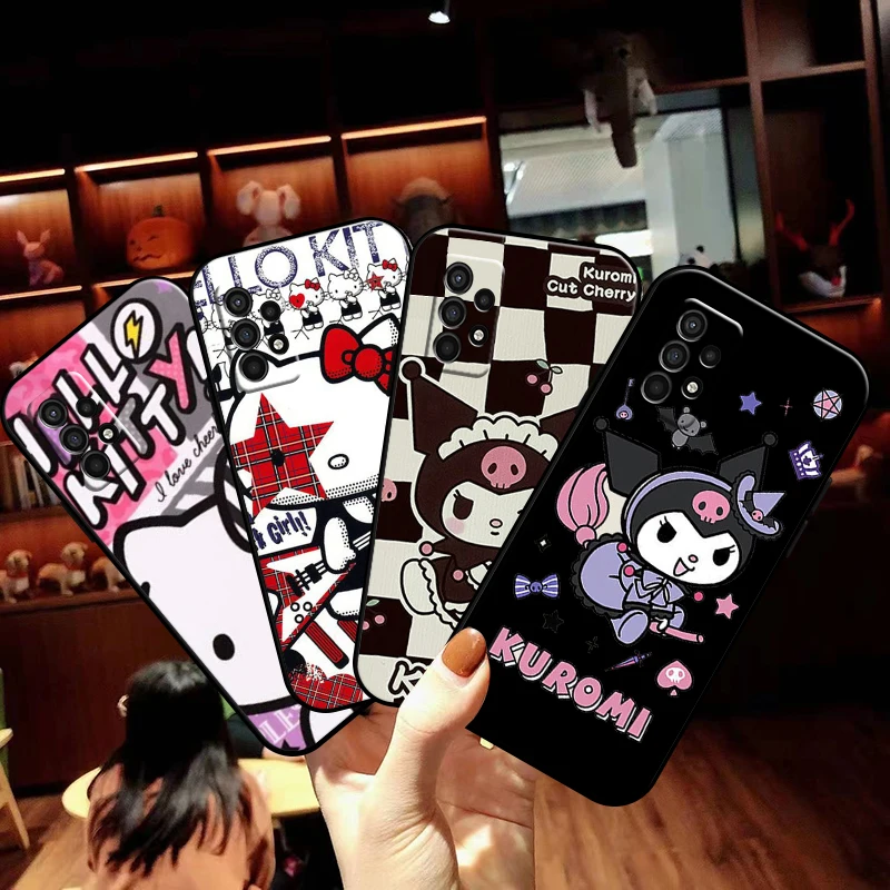 

Hello Kitty Phone Case For Samsung Galaxy S21 S21 FE S21 Plus S21 Ultra S20 S20 FE S20 Lite S20 Ulitra Liquid Silicon Funda