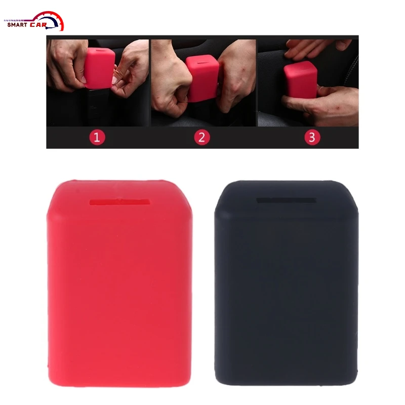 

Premium Universal Silicone Car Seat Belt Buckle Covers Clip Anti-Scratch Cover