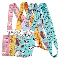 funny animals cats dogs lanyard for keys phone cool neck strap lanyard for camera whistle id badge cute webbings ribbons gifts
