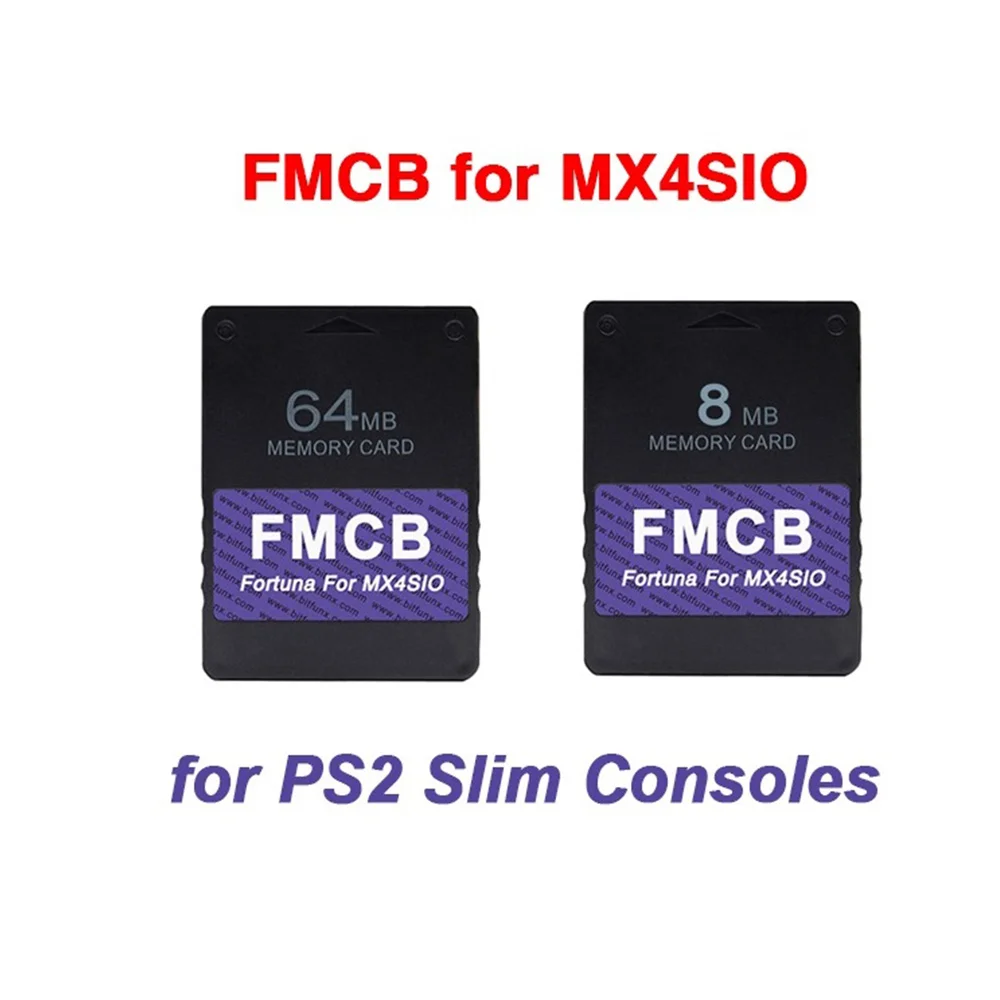 64MB FMCB Card V1.966 for PS2 MX4SIO SIO2SD SD Adapter Installed OPL Playstation2 Game Consoles Slim