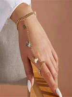 fashion simple butterfly pendant bracelet