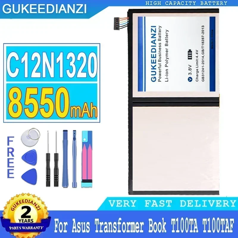 Аккумулятор большой емкости 8550 мАч для ASUS T100T TABLET T100TA T100TAF Pad T100TAL-DK T100TAL