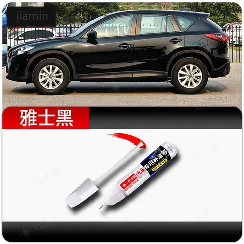 Для Mazda CX5 CX3 CX30 CX50 ручка для ретуши, платиновая стальная серая автомобильная краска для ремонта царапин перламутрово-белая ручка для покраски Mazda