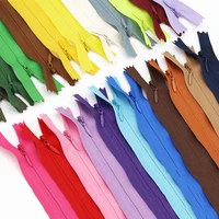5pcs 18cm 60cm nylon coil zippers for tailor sewing dress pillow skirt pants clothes crafts invisible zippers bulk repair kit