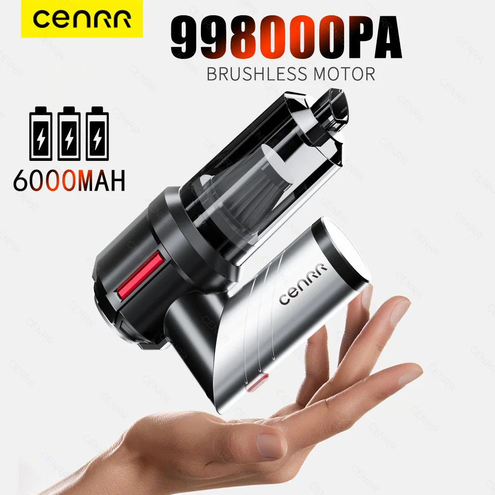 CENR 998000 odkurzacz samochodowy PA. Przenośny ręczny bezprzewodowy mocny samochodowy. Odkurzacz z silnym ssaniem.