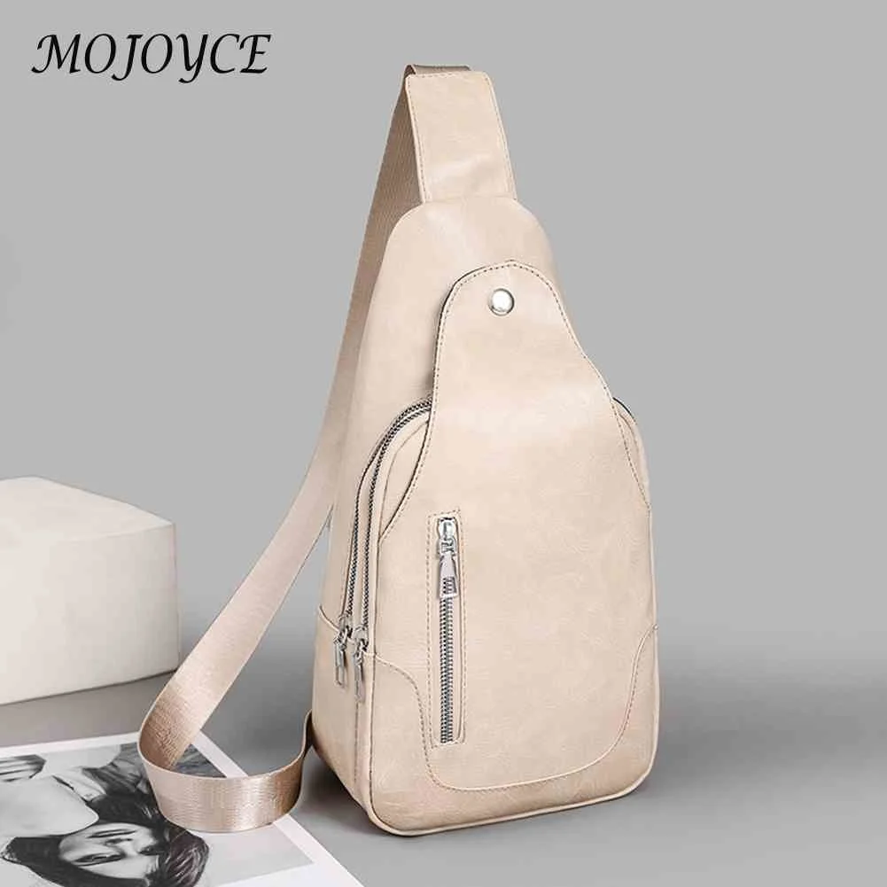 

Сумки через плечо из искусственной кожи для путешествий, нагрудная сумка, модная повседневная портативная простая однотонная Регулируемая...