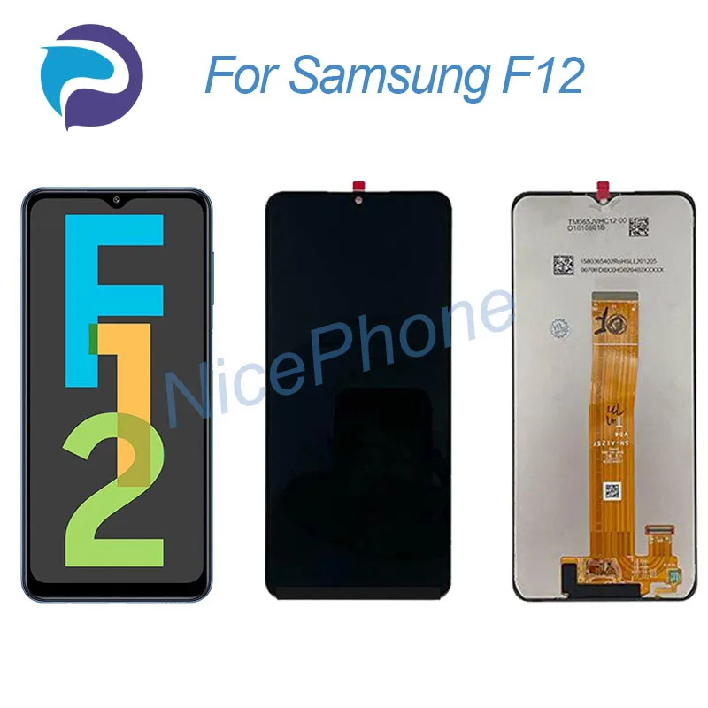 

ЖК-дисплей Samsung F12 с сенсорным экраном и дигитайзером в сборе, запасной дисплей 6,5 дюйма SM-F127G/DS/F/DS F12, ЖК-дисплей