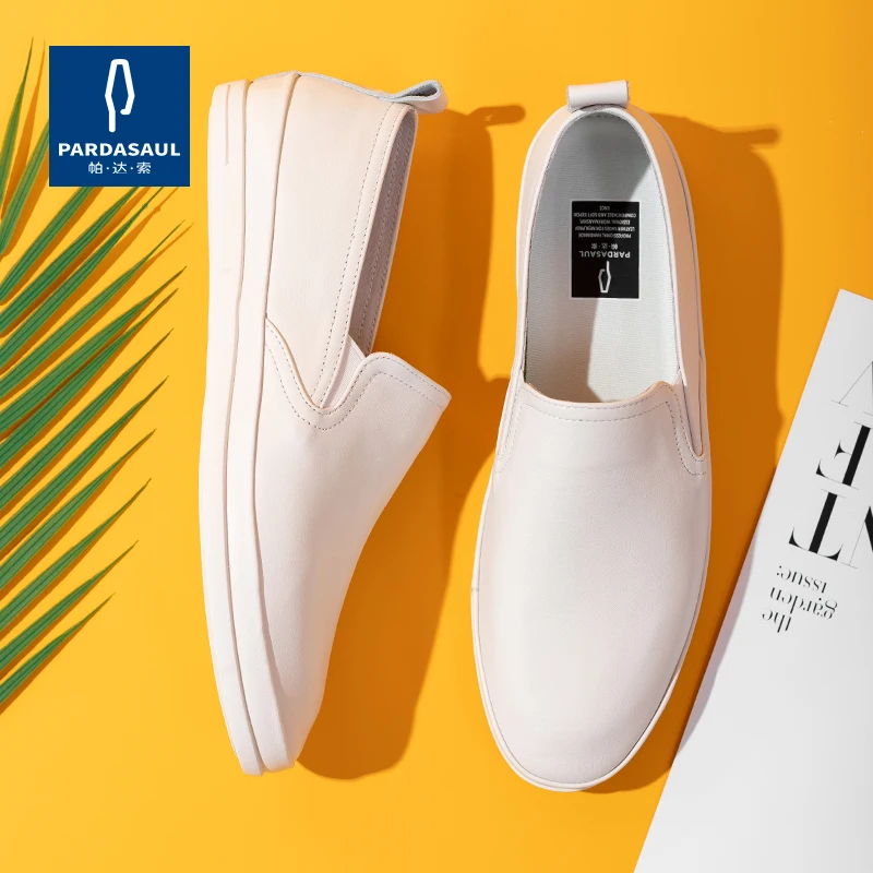 Новые мужские туфли Le Fu дышащая повседневная кожаная обувь легкая и удобная для