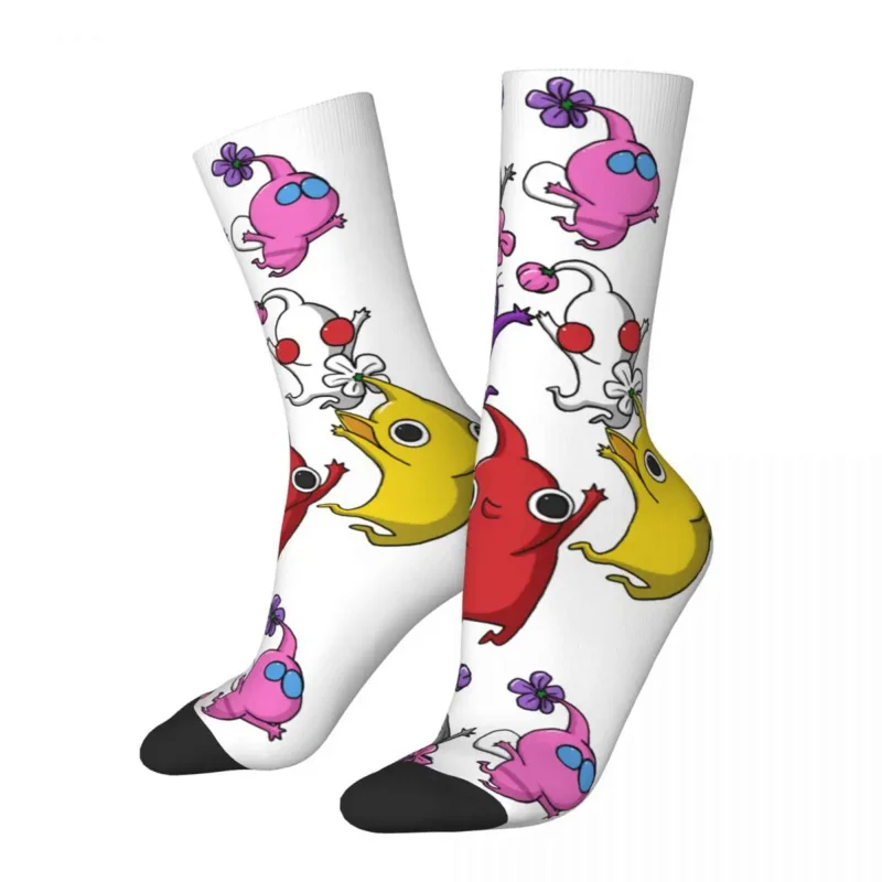 

Носки мужские/женские из полиэстера, повседневные спортивные, для прыжков и пикминов, весна-лето-осень-зима