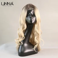 long wavy synthetic lace wigs for black white women grey blonde daily party lolita cosplay wigs high temperature fiber wigs