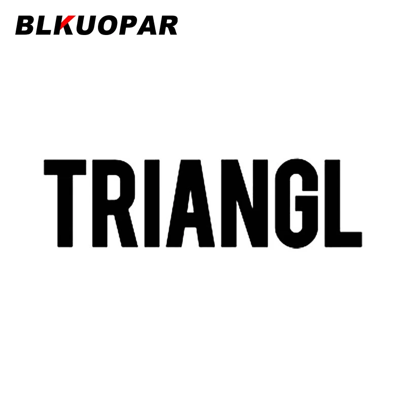 

BLKUOPAR Triangl Car Sticker Sunscreen Original Waterproof Decal Creative Scratch-proof Windows Refrigerator Decor Car Lable