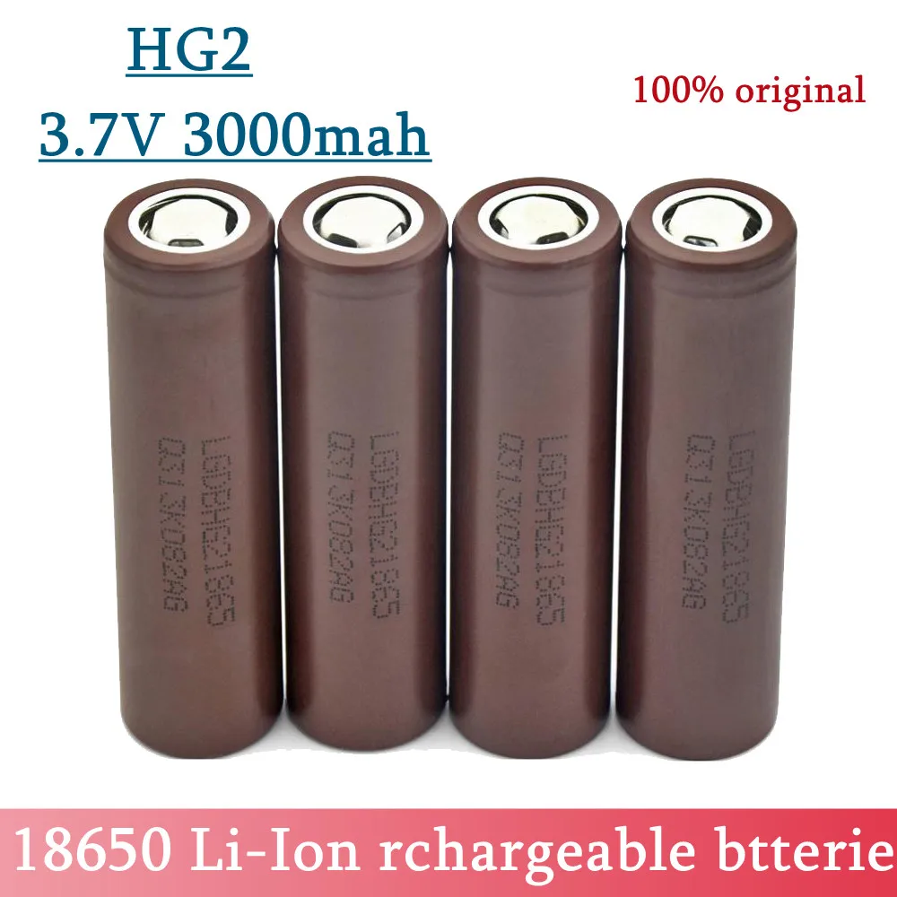

HG2 18650 3000mah Battery 18650 HG2 3.7v Discharge 20a Dedicated For Hg2 Power Rechargeable Batterie For Torch Battery Computer