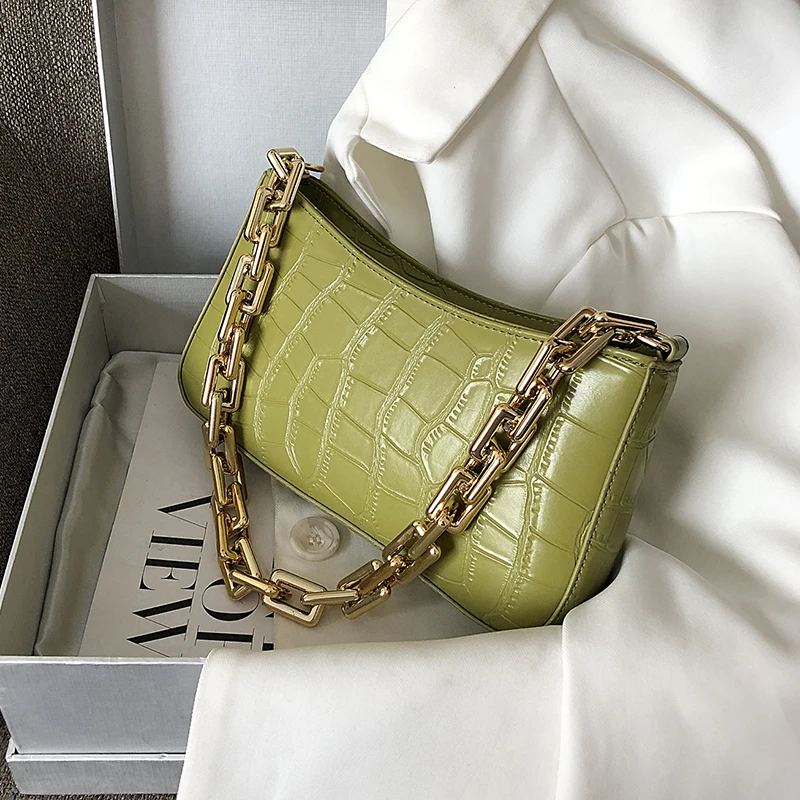 

MAPDAW Stone Pattern PU Leather Armpit Bag For Women 2022 Solid Color Chain Shoulder Handbags Female Travel Fashion Hand Bag