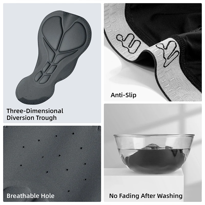 WEST BIKING Мужское нижнее белье для велоспорта дышащие удобные велосипедные шорты