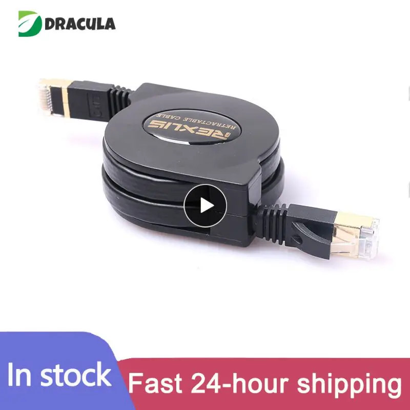 

Seven Types Flat Shielded Network Cable Retractable Portable Transmission Ethernet Cord Convenient Ethernet Wire Light