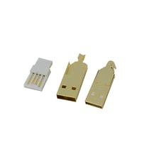 custom stamping stainless steel usb shield terminals and insert injection molding