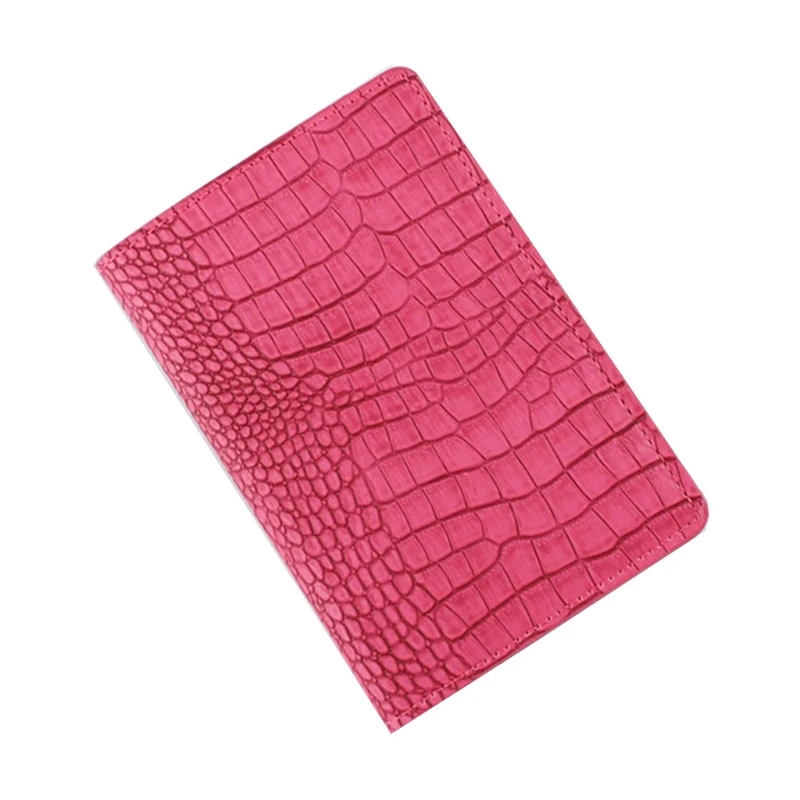 

PU Leather Passport for Case Holder for Crocodile Pattern Travel Card Wallet Cov