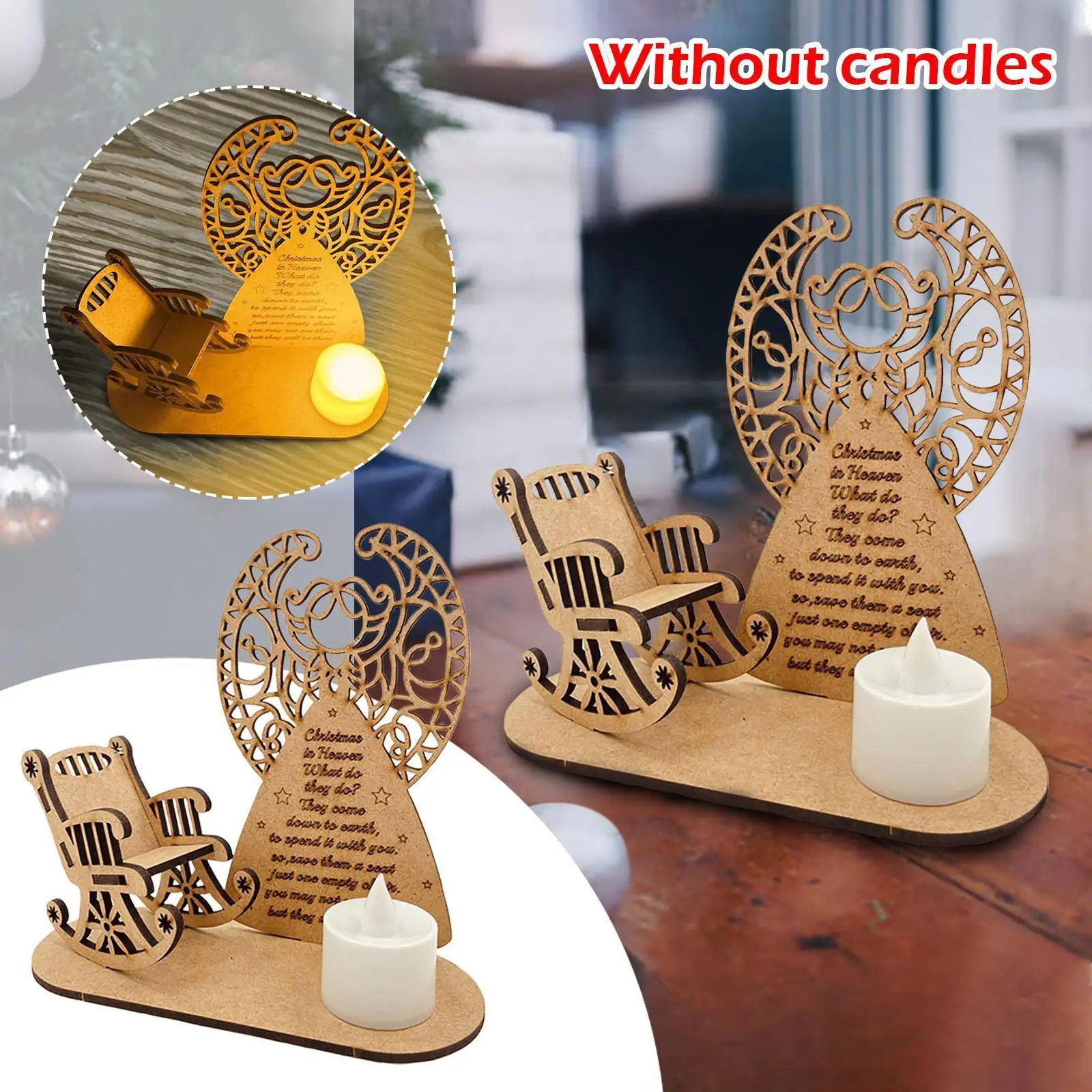 

Xmas Tree Decorations Diy Wooden Ornaments Heavenly Loved Christmas Chair Angel Poems To Rocking Commemorate Ones Christmas T2x3