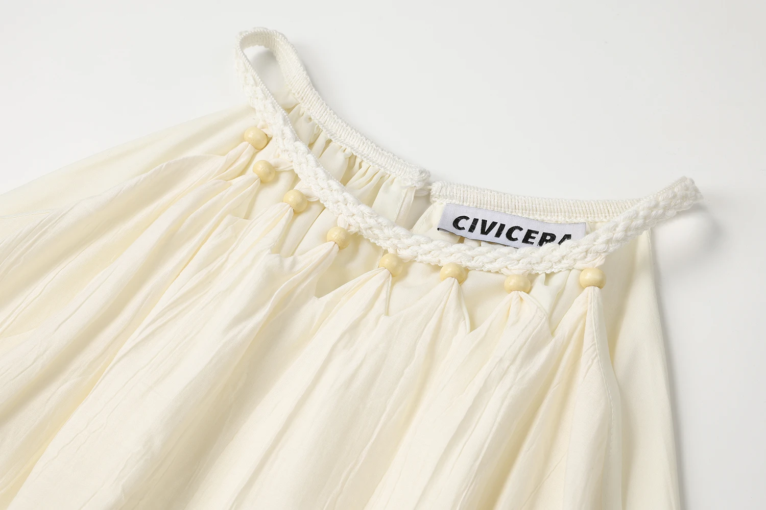 Женское платье с высокой талией Civicera французское элегантное подвесным