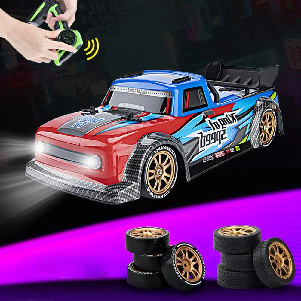 

Pickup Remote Control Car 4-channel Spray Drift High Speed Off-road Vehicle Children Stunt Car Toy For Birthday Gifts