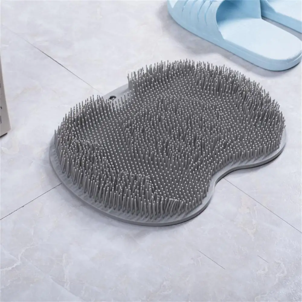 

Silicone Foot Massage Pad Exfoliating Non-slip Rub Back Sucker Brushes Exfoliating Body Cleaning Bathing Tool Non-slip Bath Mat