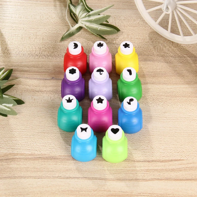 

Mini Scrapbook Punches Handmade Cutter Card Craft Calico Printing DIY Flower Paper Craft Punch Hole Puncher Shape