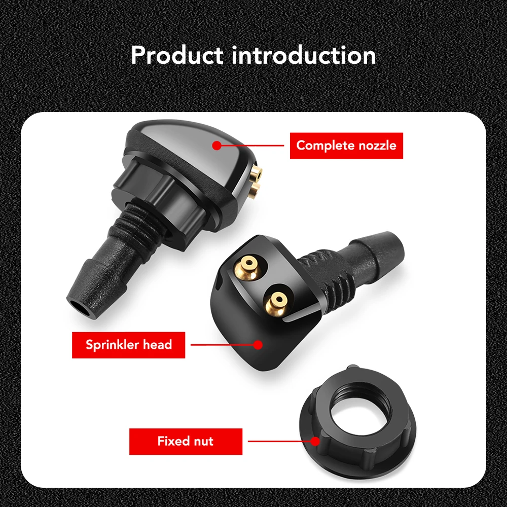 2 шт. форсунка форсунки переднего стеклоочистителя для Mazda 6 3 5 2 CX5 CX7 323 Axela Atenza CX9 MX3 MX5 RX8 RX7 MX30.