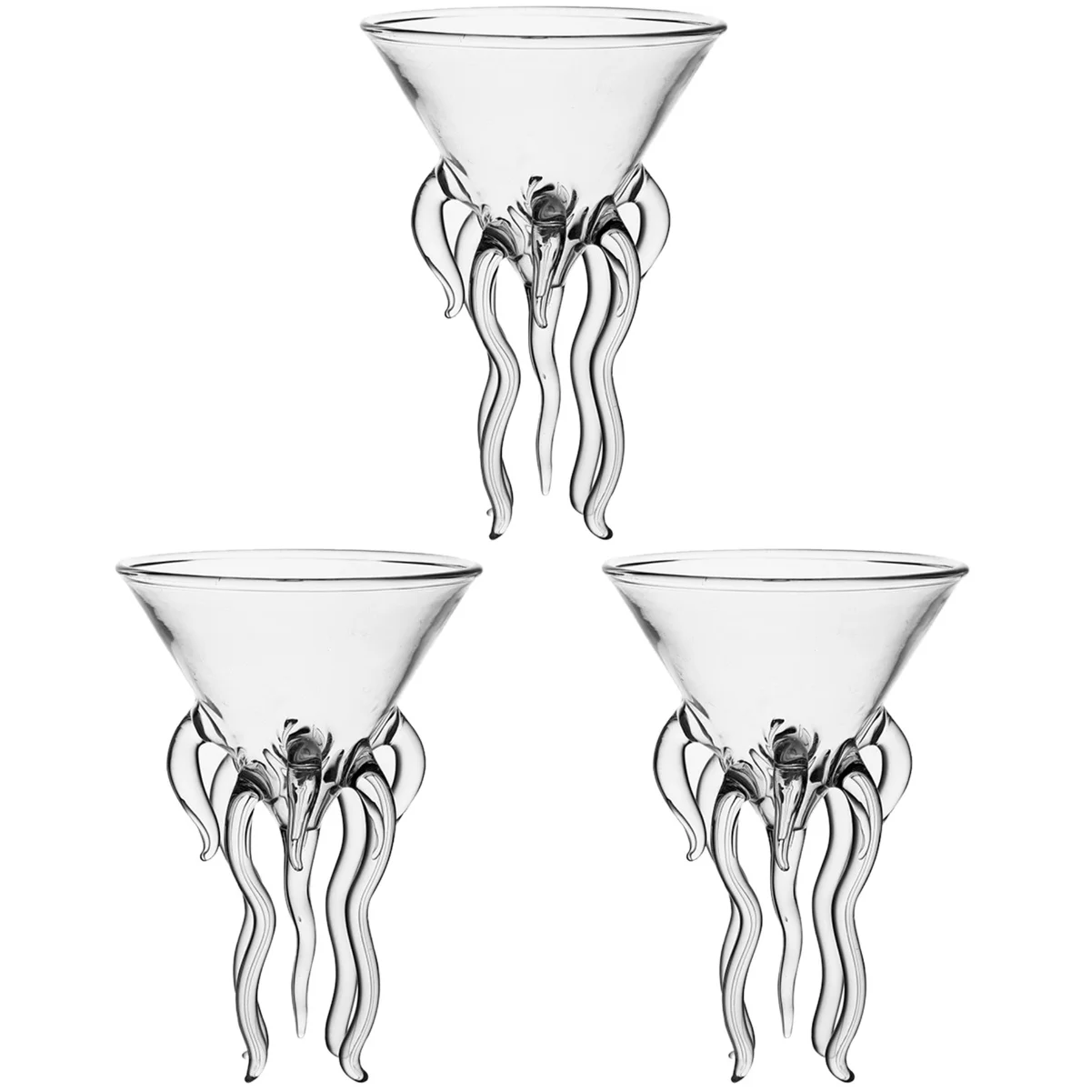 

Glasses Cupwine Cocktail Clear Octopus Drinking Whiskey Creative Martini Crystal Champagne Goblet Goblets Beverage Tumbler