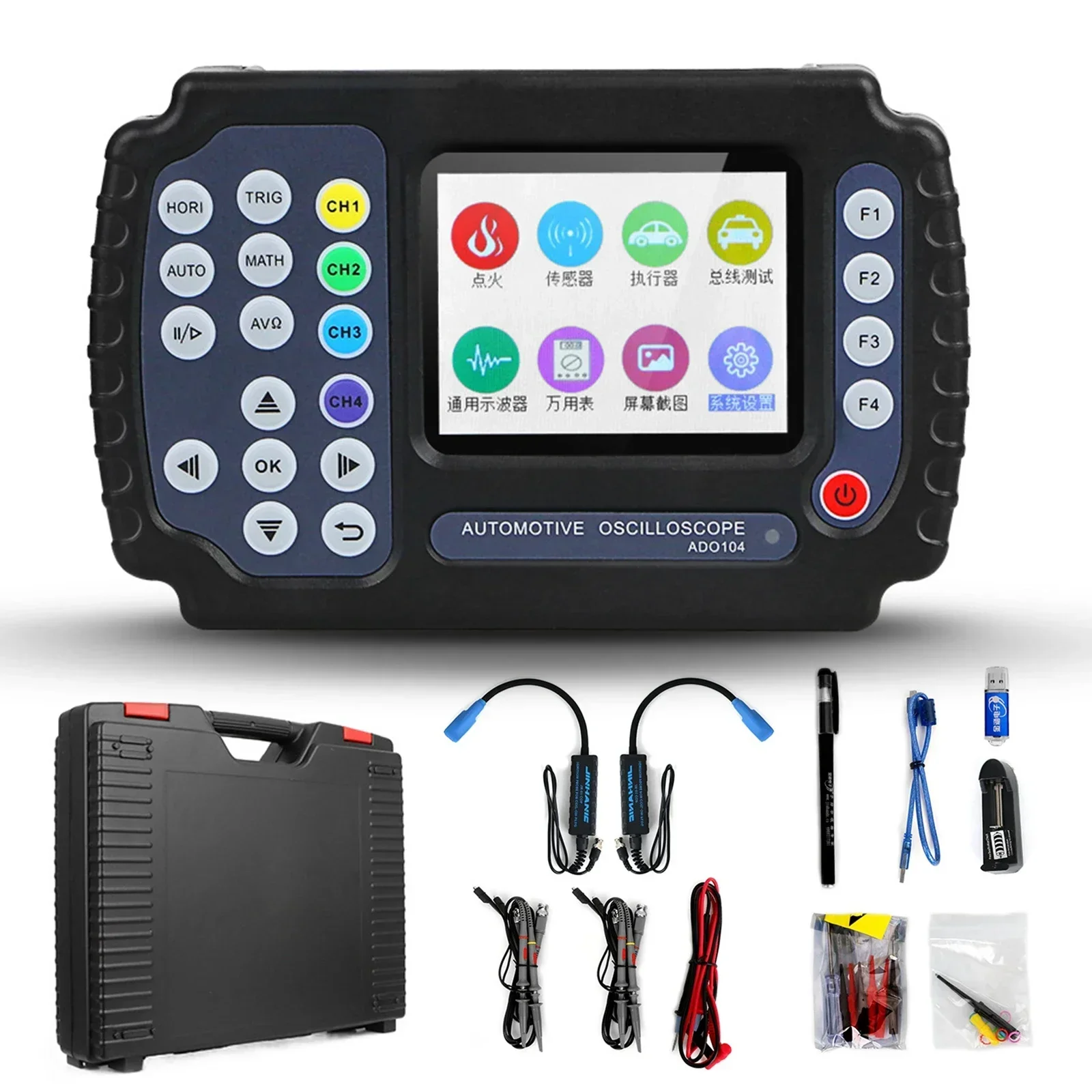 

Ручной цифровой осциллограф ADO104, диагностический цифровой мультиметр, инструмент для ремонта автомобиля, автомобильный осциллограф