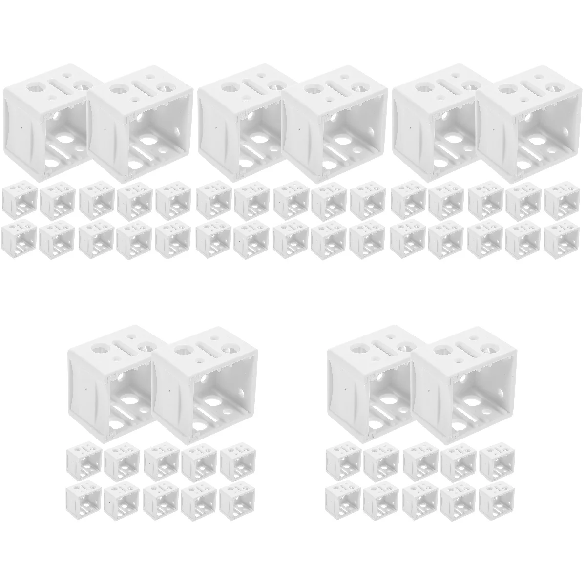 

60 pcs Mini Blind Bracket Window Blind Headrail Holder Blind Mounting Holder