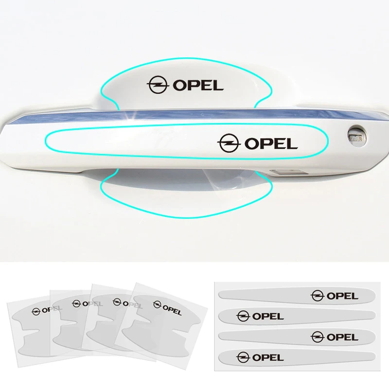 

Transparent Anti-dirty Car Door Bowl Sticker Decal For Opel Corsa Insignia Astra Antara Meriva Zafira Mokka Vectra Accessories