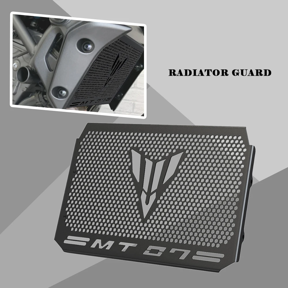 Защитная крышка радиатора мотоцикла MT 07 Защита для YAMAHA MT07 FZ07 FZ MT-07 2017 2018 2019 2020 2021 2022