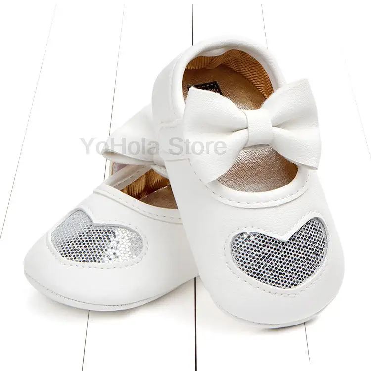 

Baby Girl Shoes Bowknot Princess Shoes for Child Newborn PU Leather Non-slip Shoes Soft Sole Crib Shoes Babi Crib Moccasins