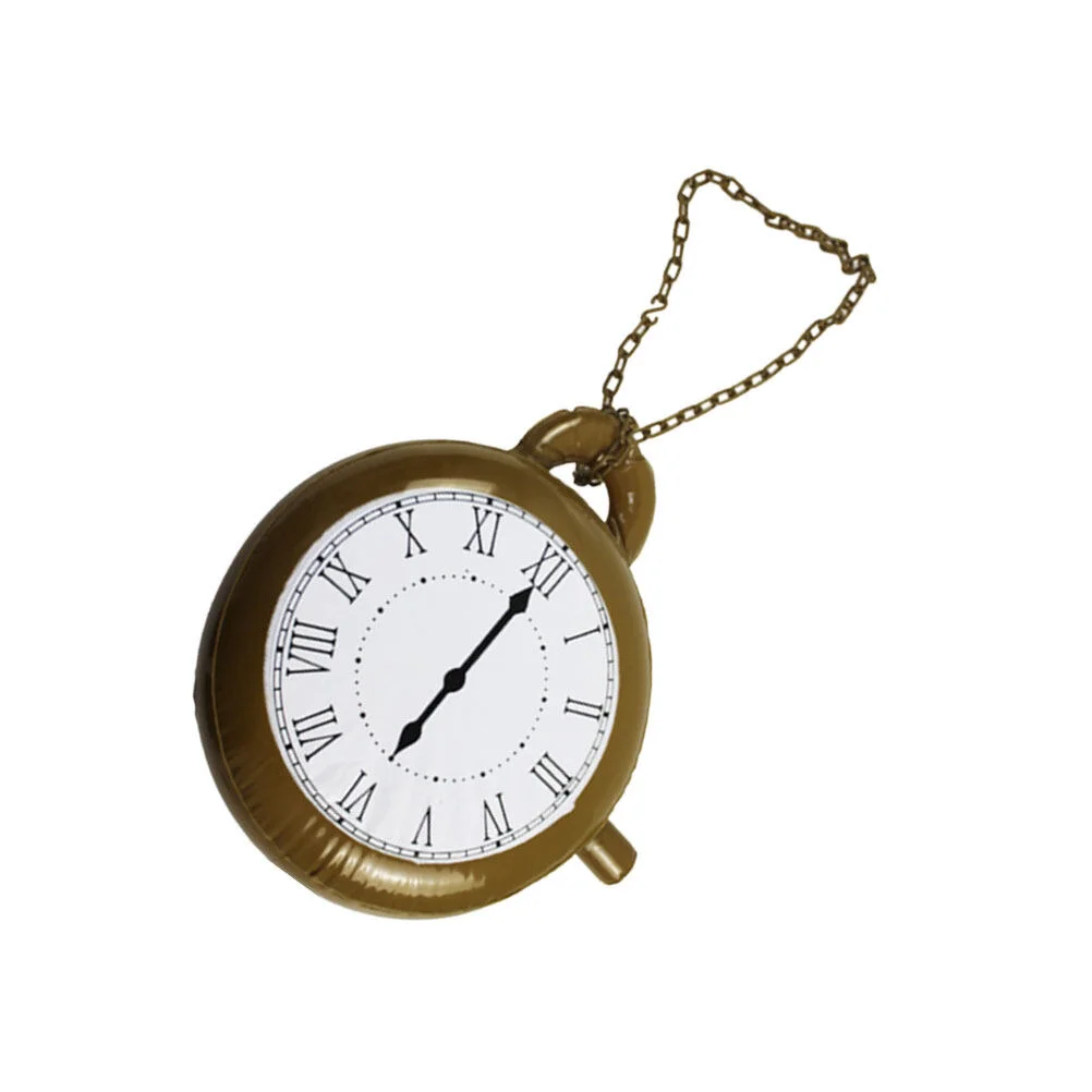 

blow party favors Clock Toys Balloon Clock Toys Party Supplies Photo Props for Party Festival clock Decoration clock