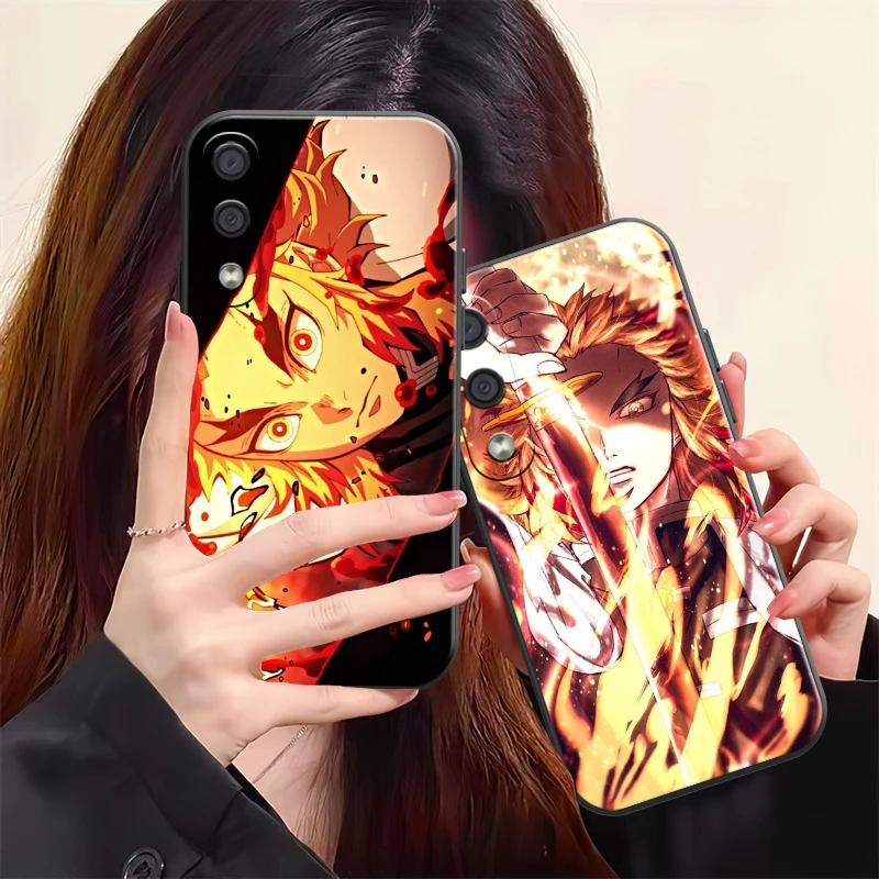 

Demon Slayer Anime Phone Case For Samsung Galaxy M11 M12 M10 M20 M22 M30 M32 M51 Liquid Silicon Black Back Carcasa Coque